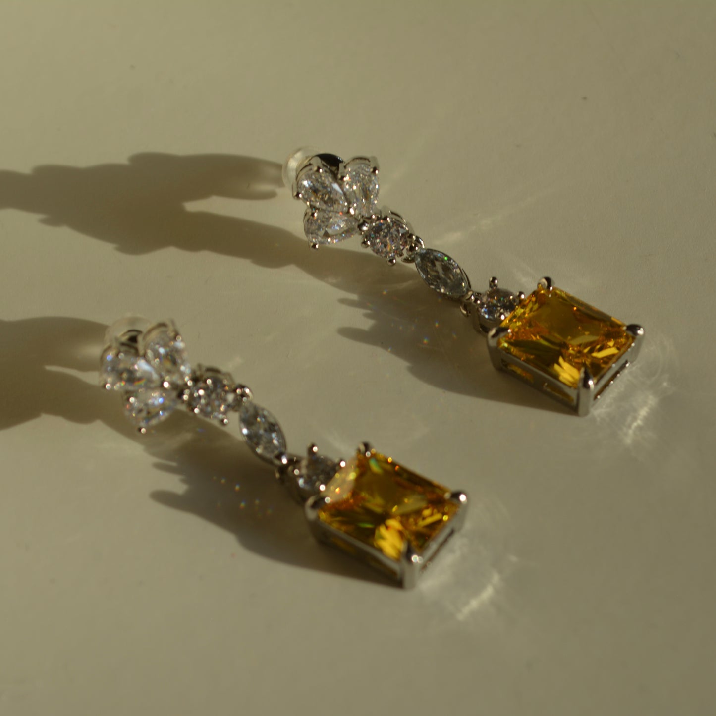 Celina | Aretes largos plata 925