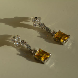 Celina | Aretes largos plata 925